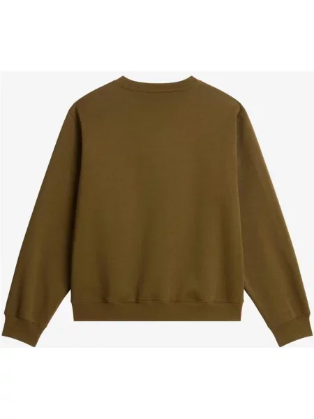 Bluza The North Face Essential Simple Dome Relaxed brązowooliwkowa XS brązowa