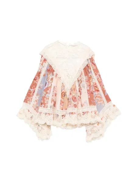 Bluzka Zimmermann w kwiatki różowa