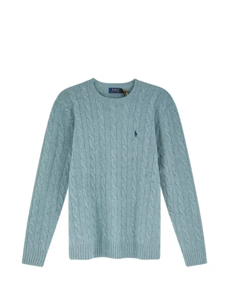 Pulover Polo Ralph Lauren cu broderie violet