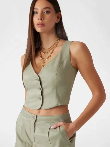Класичний жилет GUESS зелений
