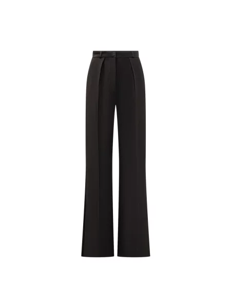Spodnie Elisabetta Franchi z krepy czarne