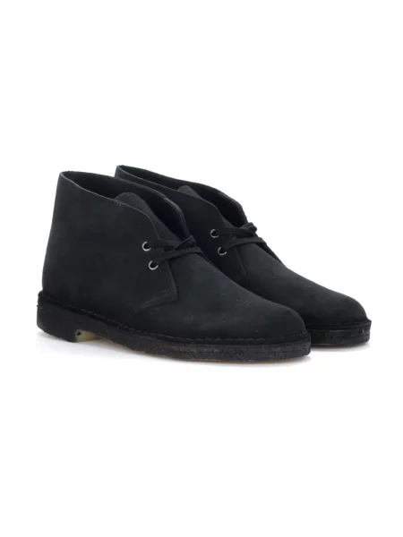 Buty do kostki Clarks zamszowe niebieskie