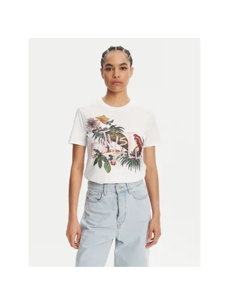 Just Cavalli T-shirt Regular Fit bijela