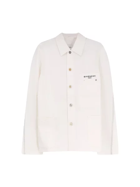 Kurtka jeansowa Givenchy biała