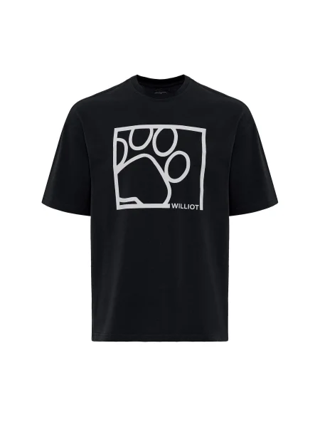 Williot Majica Williams črna bela