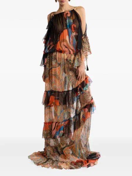 Maxi rochie maxi Etro de costum negru