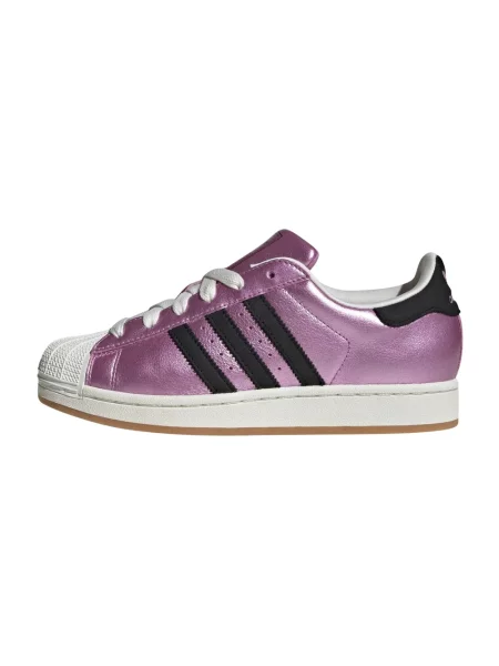 Sneakersy Adidas Superstar skórzane fioletowe