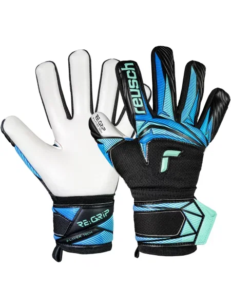 Reusch Rękawice bramkarskie Attrakt RE:GRIP NC Junior czarne