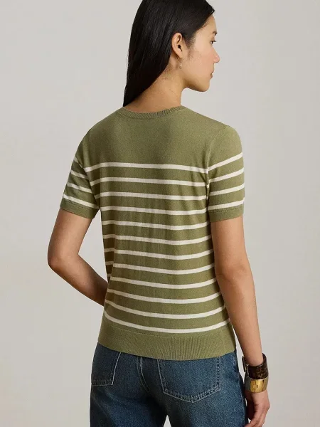 LAUREN RALPH LAUREN Tricou Eyelah verde