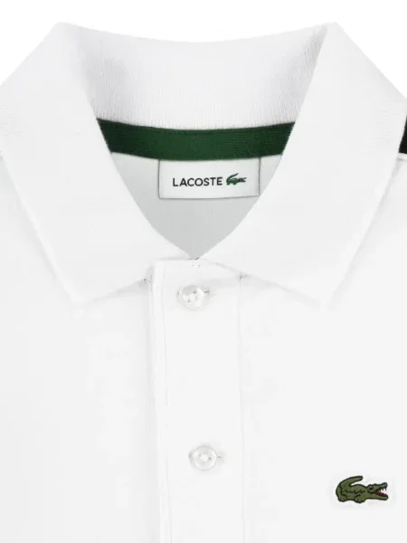 Koszulka polo dziecięca Lacoste biała