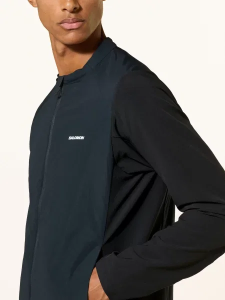 Salomon Běžecká Bunda Mountain Flex Hybrid černá