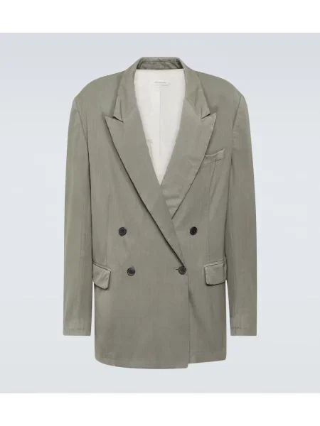 Sacou Dries Van Noten de lână gri