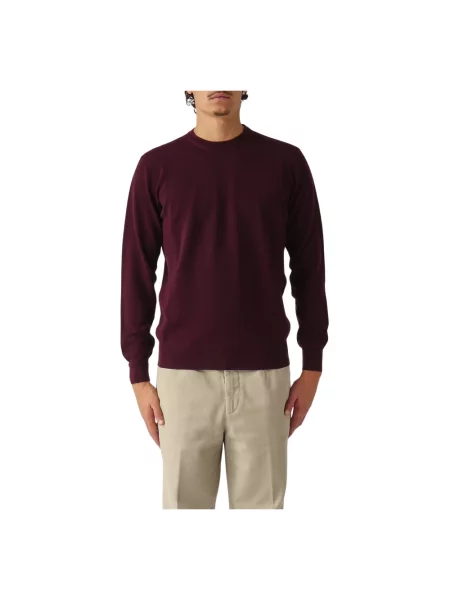 Sweter Filippo De Laurentiis wełniany fioletowy