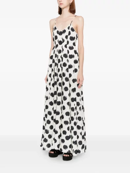 Maksi sukienka maxi Bambah w grochy garniturowa