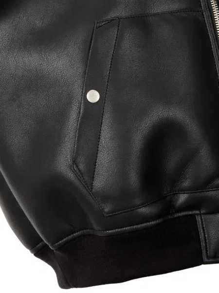 Geanta de piele Studio Tomboy cu glugă negru