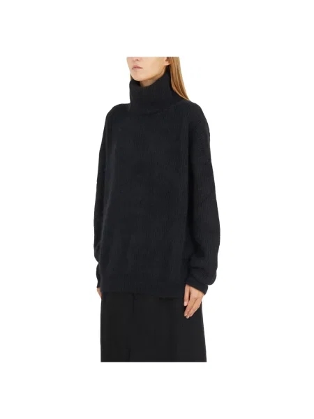 Sweter z golfem Uma Wang czarny