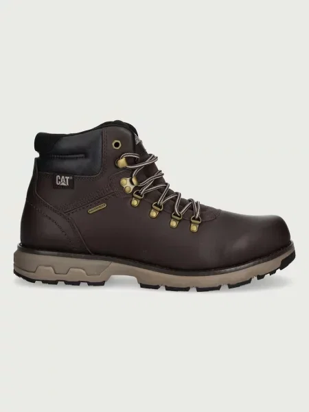 Botine Cat Footwear din piele maro