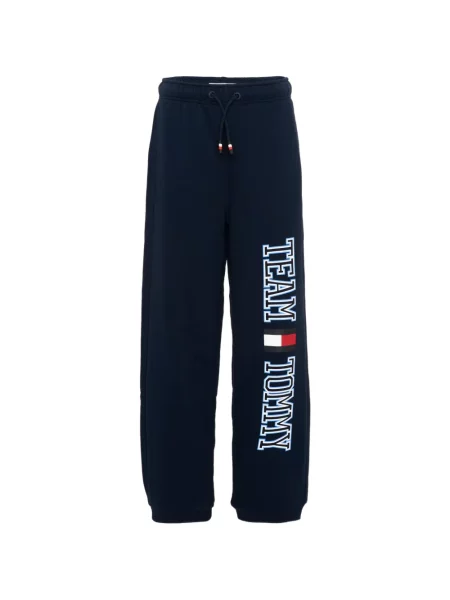 Spodnie dziecięce Tommy Hilfiger niebieskie