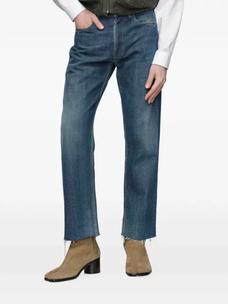 Blugi drepți Maison Margiela albastru