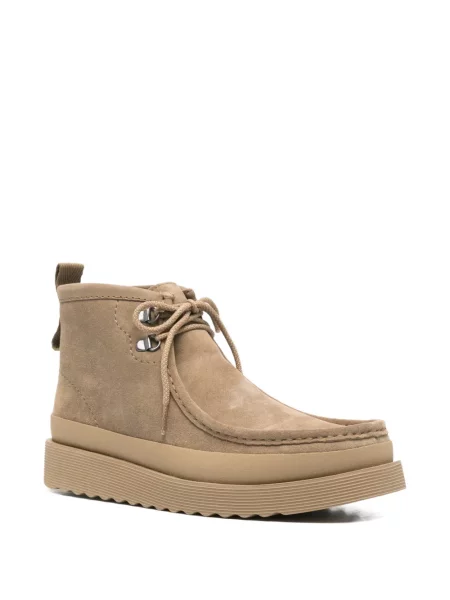 Кожени боти Clarks Originals с връзки