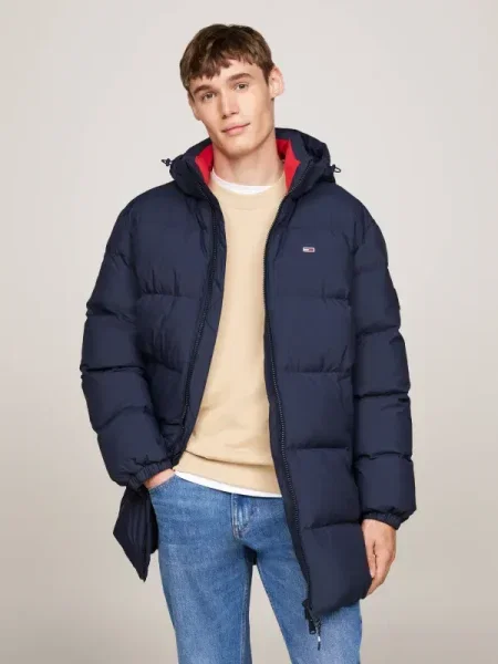 Tommy Jeans Téli dzseki ESSENTIAL tengerészkék kék