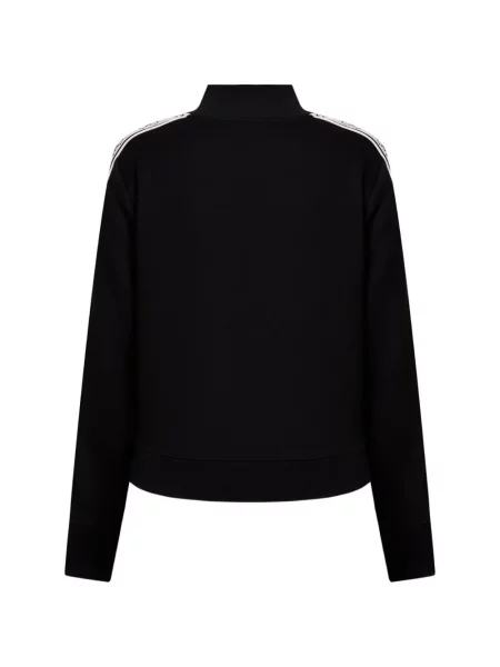 Hanorac cu fermoar Guess cu autograf negru