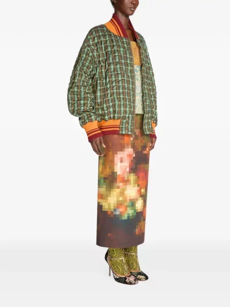 Geacă bomber Dries Van Noten verde