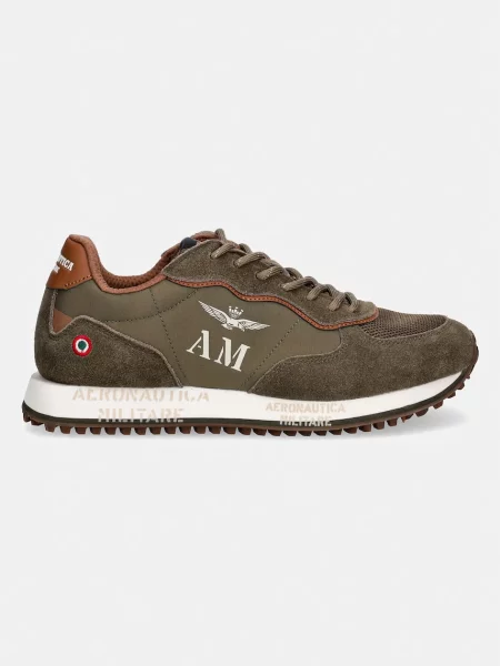 Aeronautica Militare Sneakersy Kaki zelená