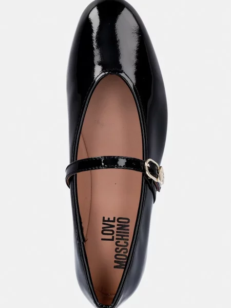 Шкіряні балетки Love Moschino