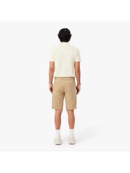 Lacoste Szorty Slim Fit beżowe