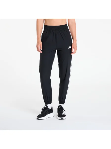 Панталони adidas Train Essentials Woven Joggers Black/ White S черно