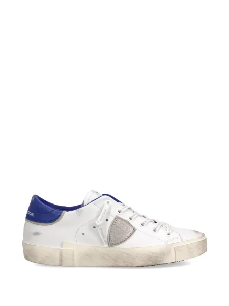 Sneakerși Philippe Model Paris cu aplicații alb