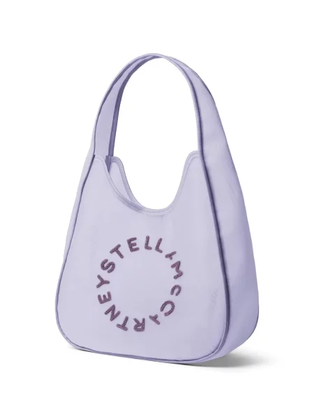 Geantă de mână Stella Mccartney cu autograf violet