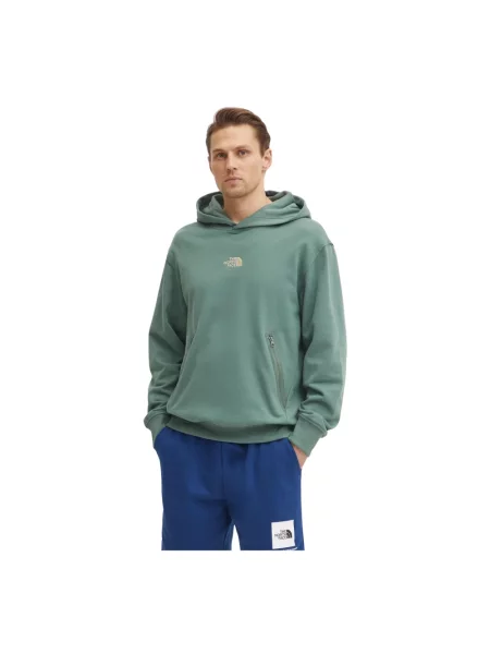 Bluza z kapturem The North Face z kapturem zielona