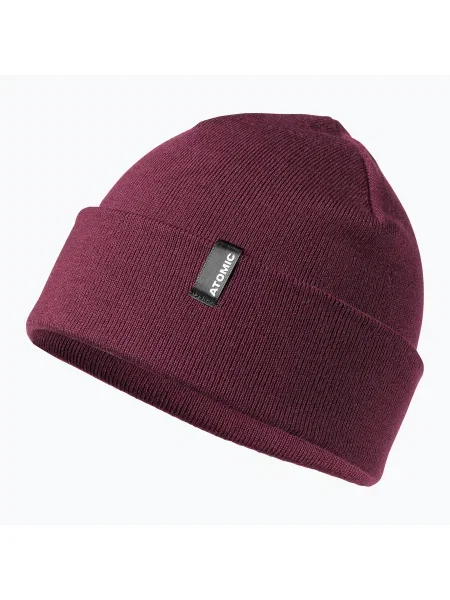 Atomic Alps Rolled Cuff Beanie bordó színű sapka. Méret: OS