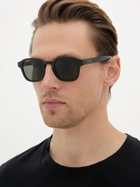 Gucci ochelari de soare pentru bărbați negru
