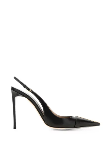 Pantofi cu toc Tom Ford slingback negru