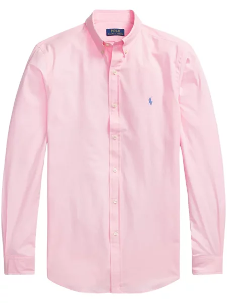 Πλεκτά τρέξιμο sneakers Polo Ralph Lauren με κορδόνια μωβ