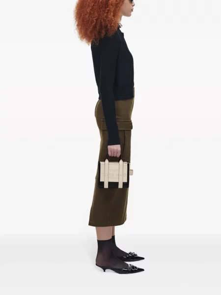 Iš natūralios odos mini odinė rankinė Marc Jacobs