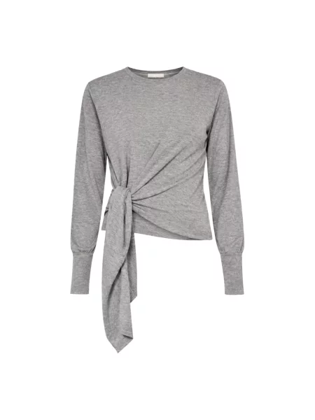 Sweter Liviana Conti wełniany szary