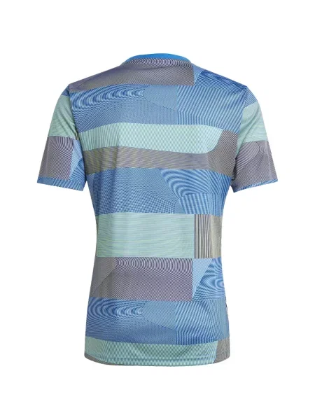 Sală de gimnastică tricou Adidas din jerseu cu model camuflaj alb
