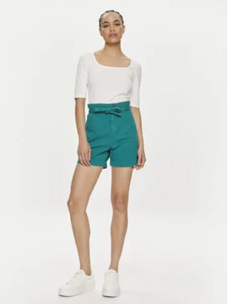 United Colors Of Benetton Šortky z materiálu zelená
