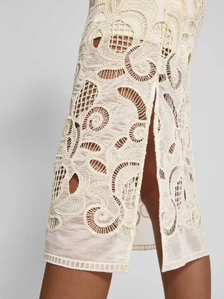 Spódnica midi z obszyciem z koronki Influencer's Choice By P&c*