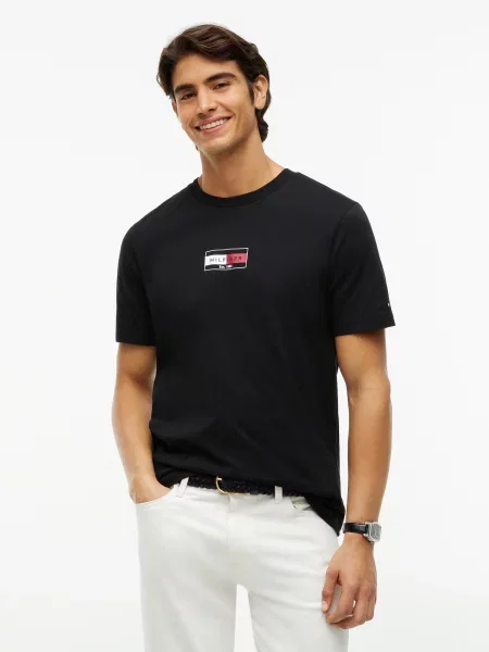 Tommy Hilfiger Tričko Brand Love čierna