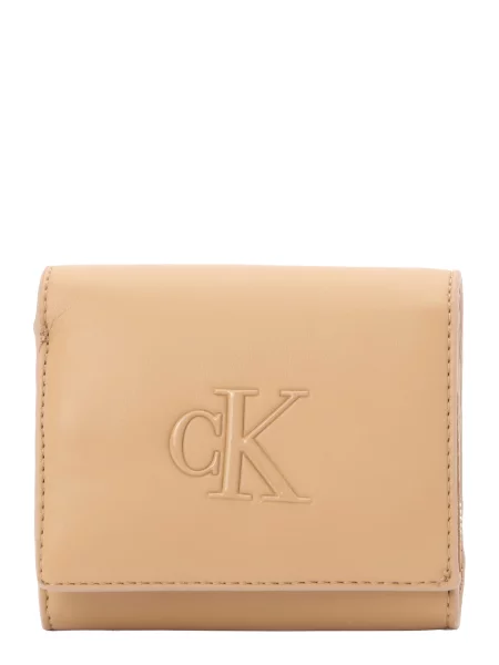Calvin Klein Portofel BOLD cappuccino maro