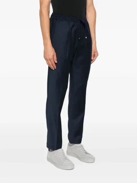 Pantaloni Briglia 1949 de lână cu cordon albastru