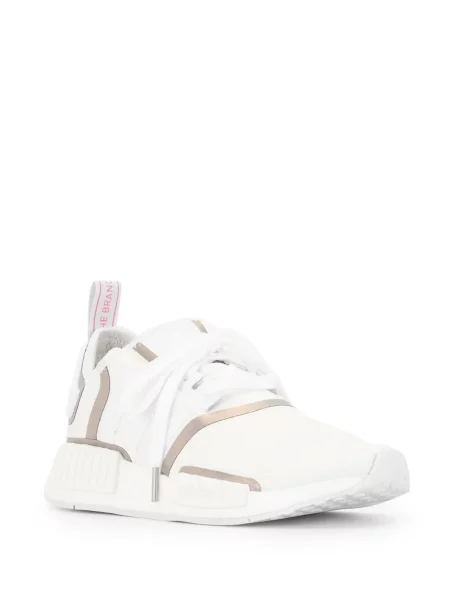 Sneakerși Adidas Superstar cu șireturi din dantelă alb
