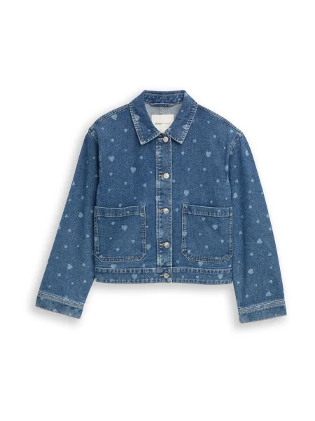 TOM TAILOR DENIM Geacă de primăvară-toamnă denim / deschis albastru