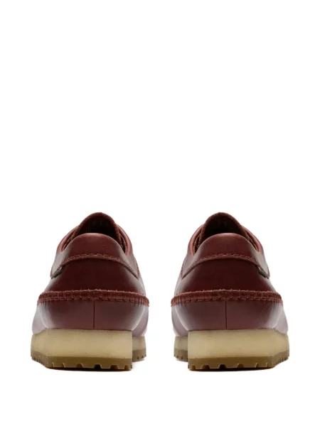 Кожаный обувки в стил дерби Clarks Originals с връзки кафяво