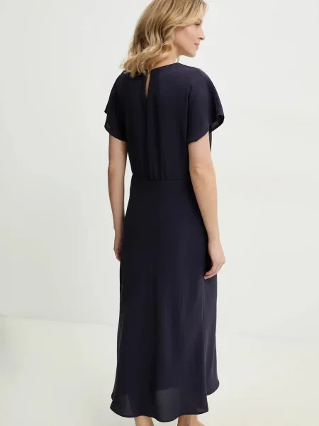 Answear Lab rochie marin maxi drept albastru